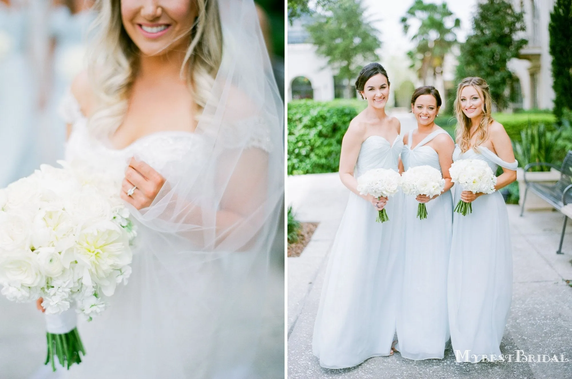 Mismatched Charming Simple Light Blue Chiffon A-line Long Cheap Bridesmaid Dresses, BDS0035