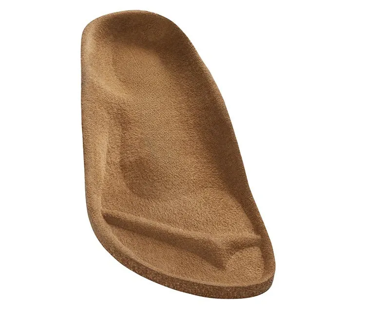 Mocha Brown Suede Leather Ease Comfort Slippers with Buckle - Slippers