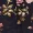 Navy Floral Button Up Frill Swing Dress