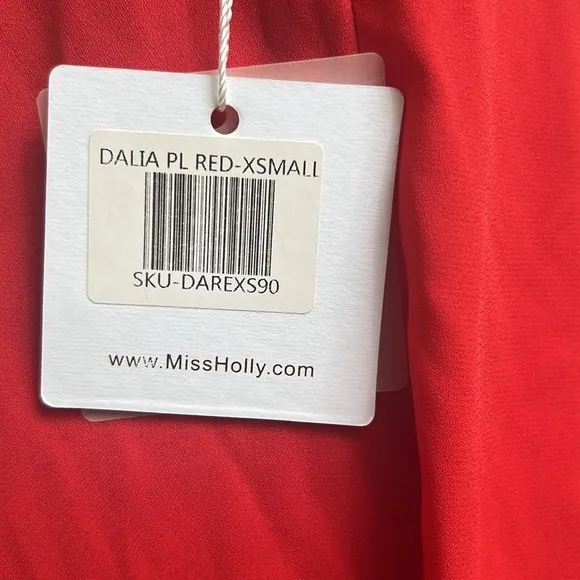NWT Miss Holly The Label Dalia Red Gown