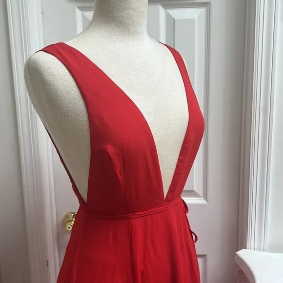 NWT Miss Holly The Label Dalia Red Gown