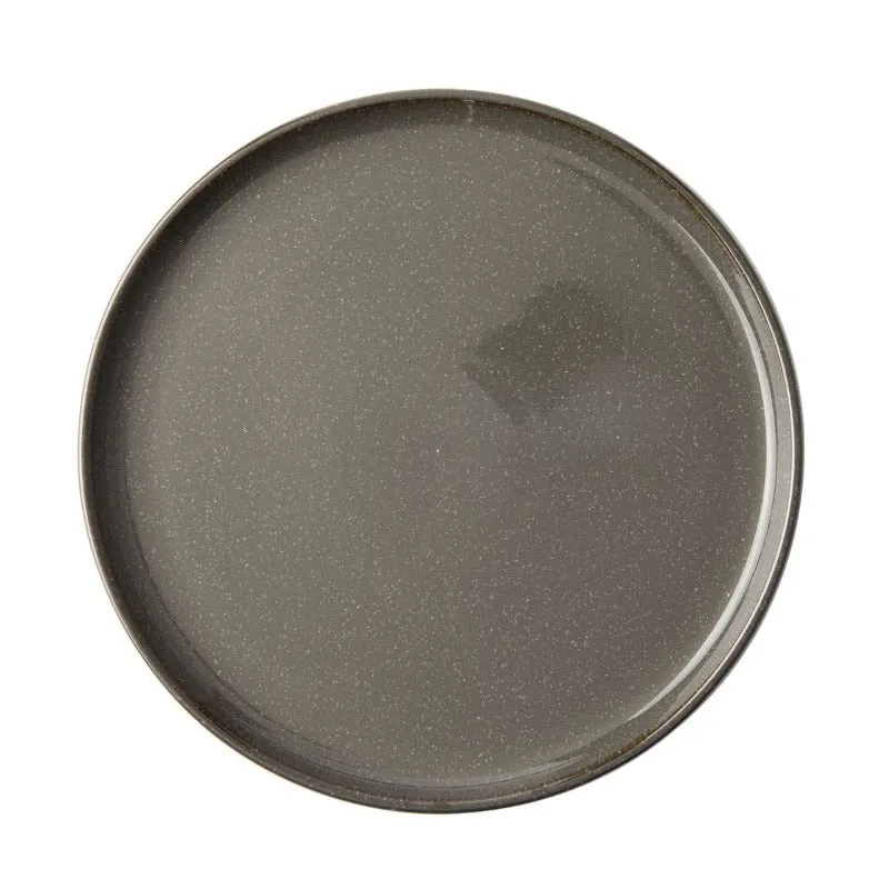 Omada Flat Stackable Dinner Plate Grey OM-0000057