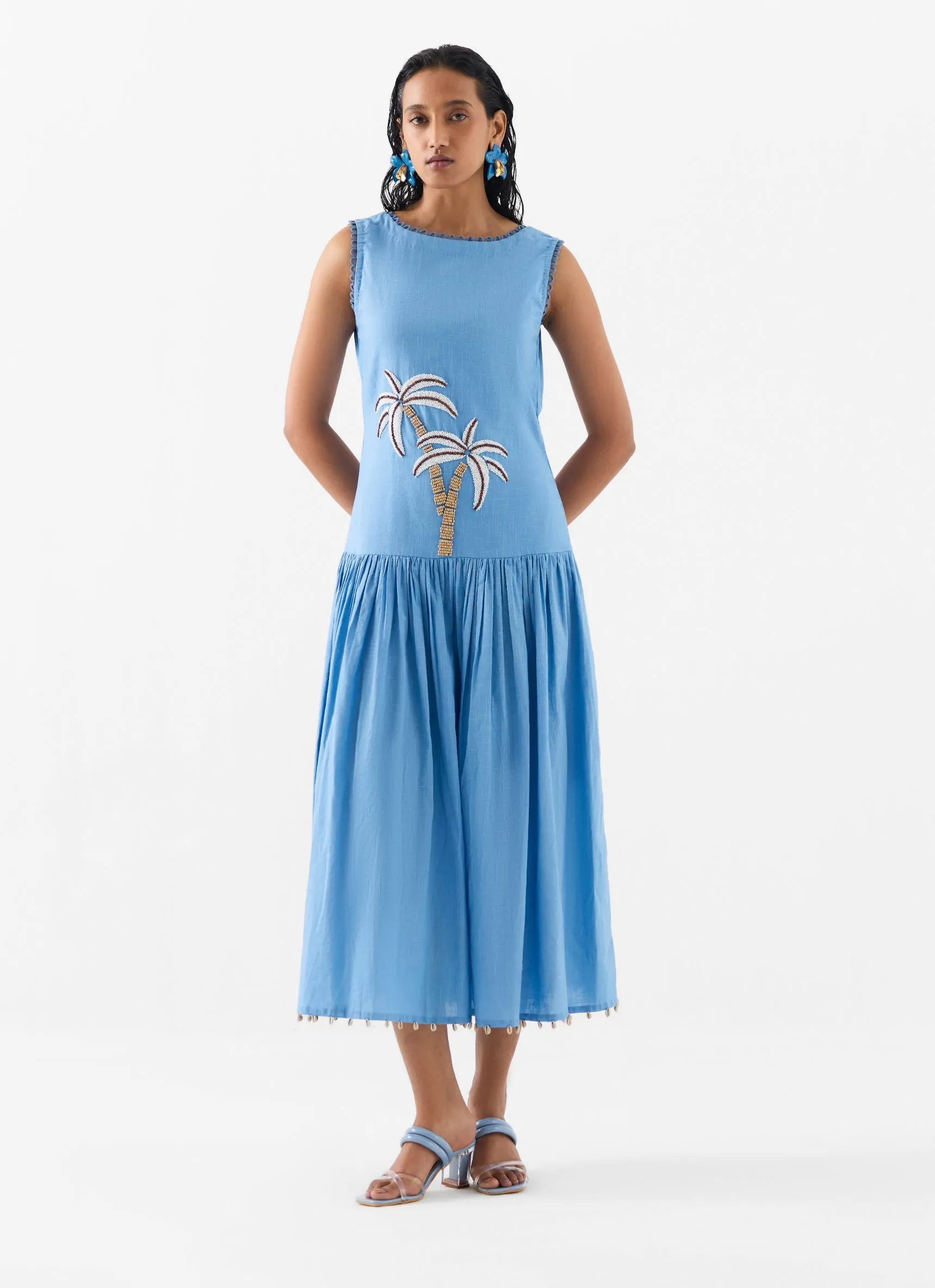 Palm island long dress