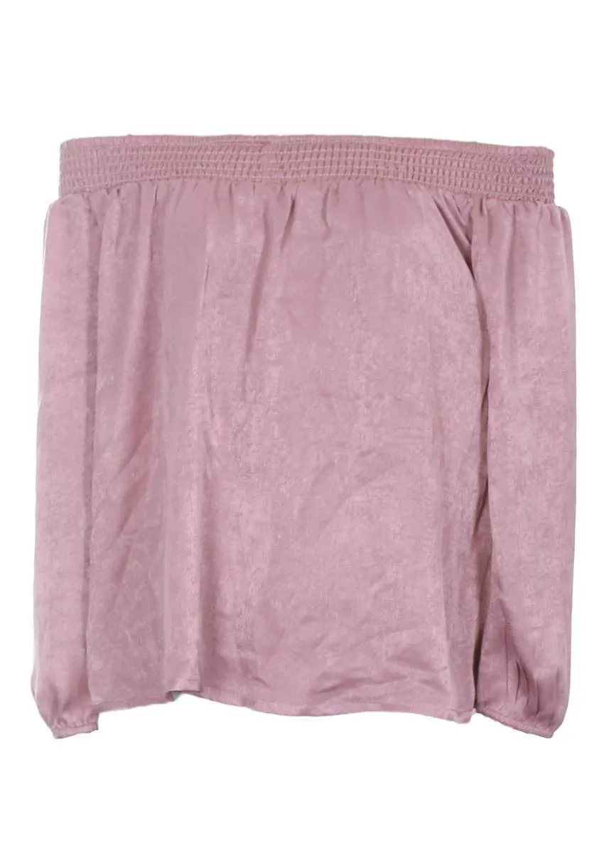 Pink Bardot Top