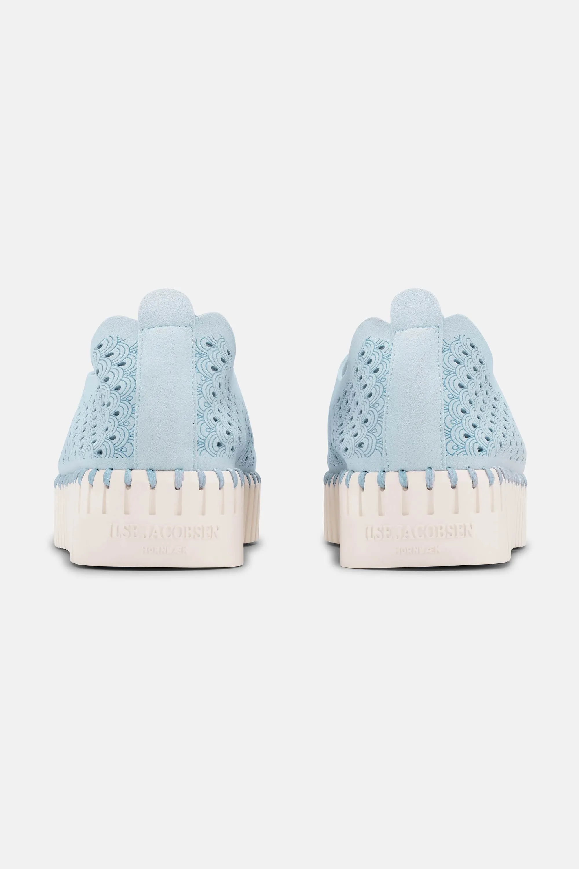 Platform Tulip Skor - Ash Blue