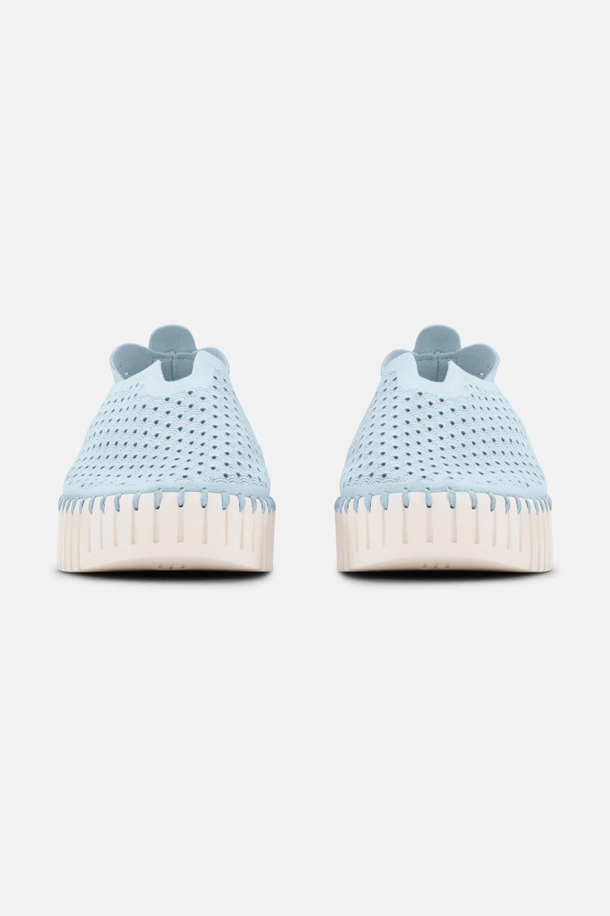 Platform Tulip Skor - Ash Blue