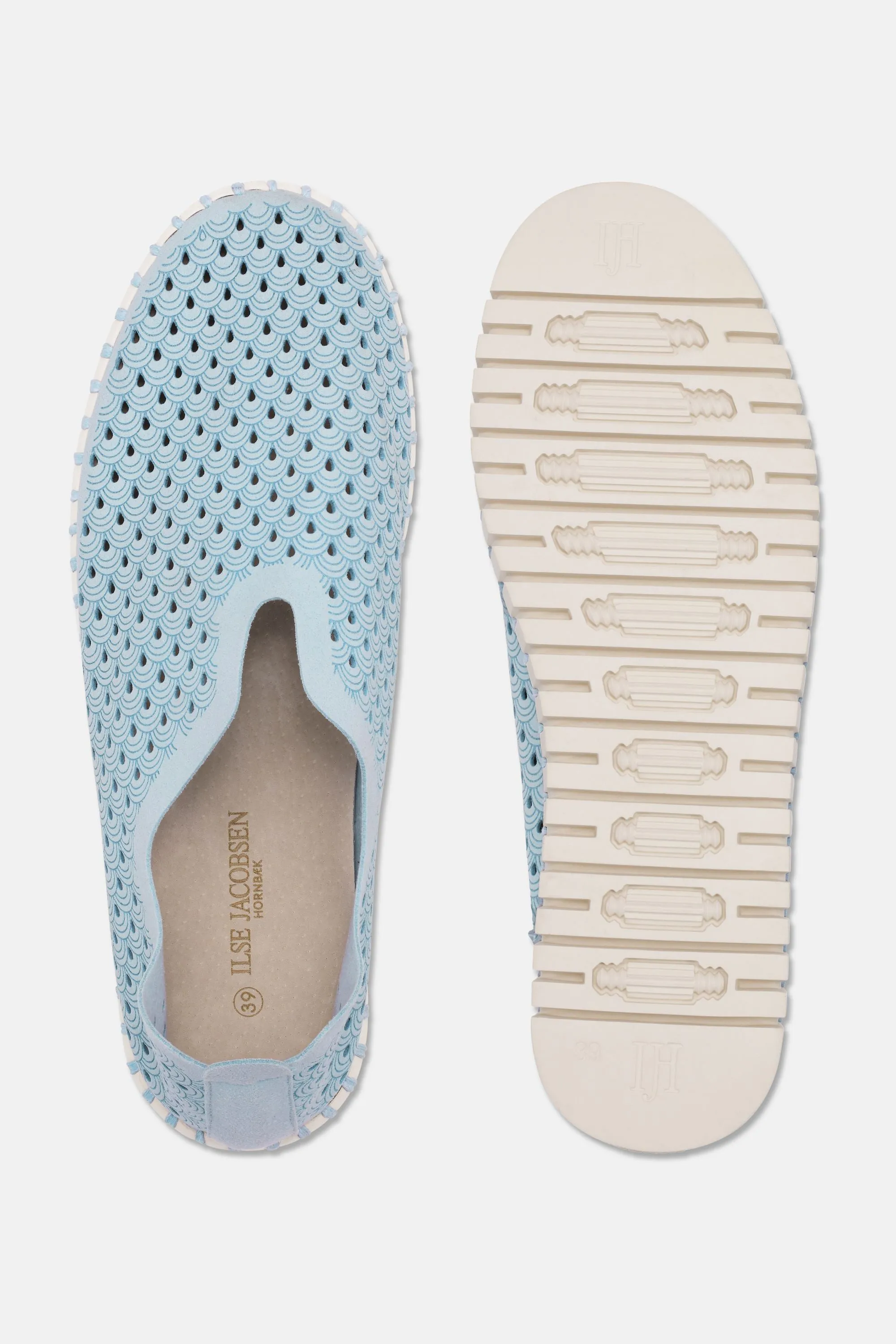 Platform Tulip Skor - Ash Blue