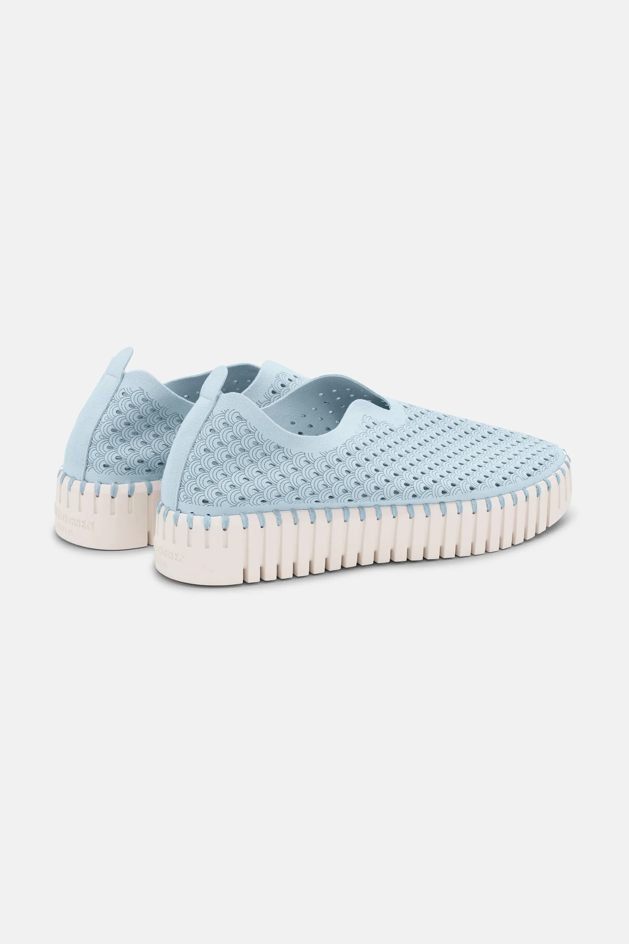 Platform Tulip Skor - Ash Blue