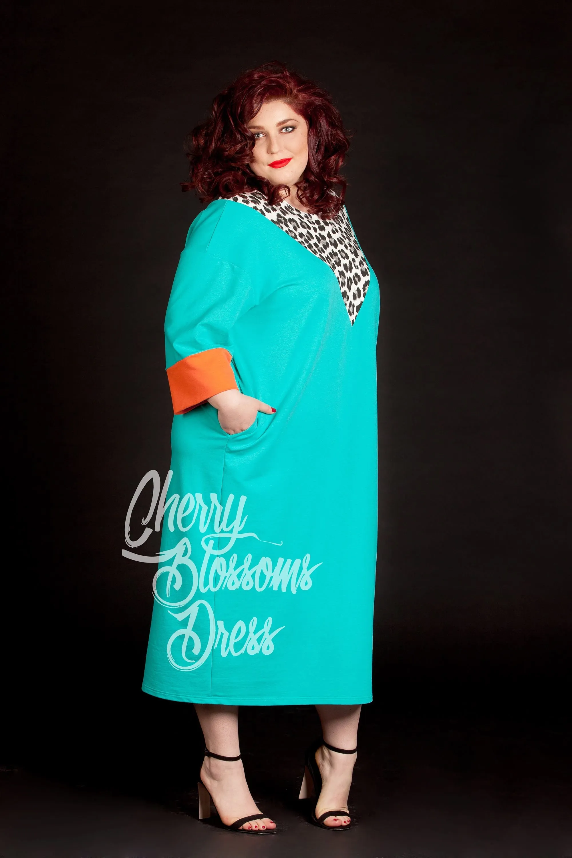 Plus Size Dress, Kaftan Dress, Animal Print Dress, Plus Size Maxi Dress, Loose Dress, Plus Size Clothing, Elegant Dress, Formal Dress, Party