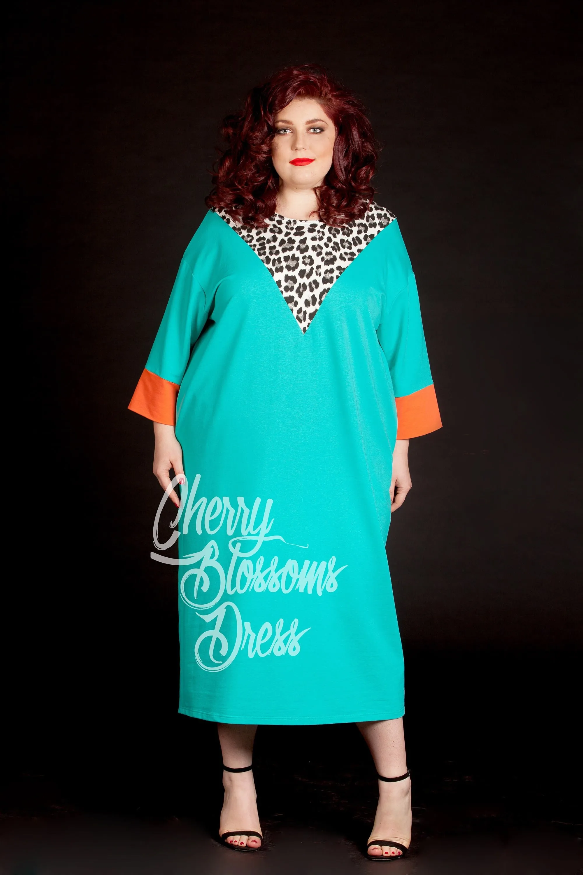 Plus Size Dress, Kaftan Dress, Animal Print Dress, Plus Size Maxi Dress, Loose Dress, Plus Size Clothing, Elegant Dress, Formal Dress, Party