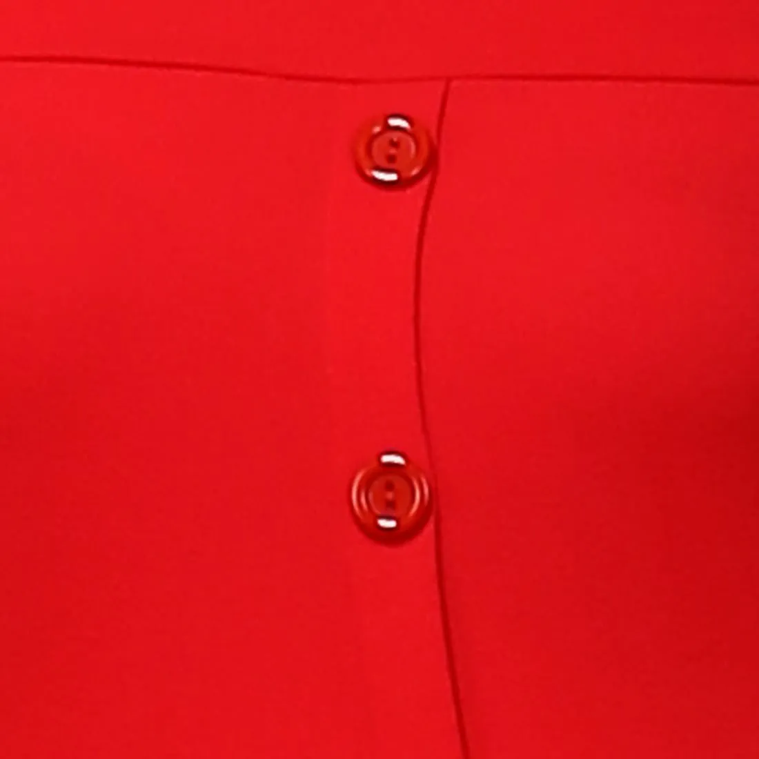 Plus Size Off Shoulder Bodycon Cocktail Dress Button Red