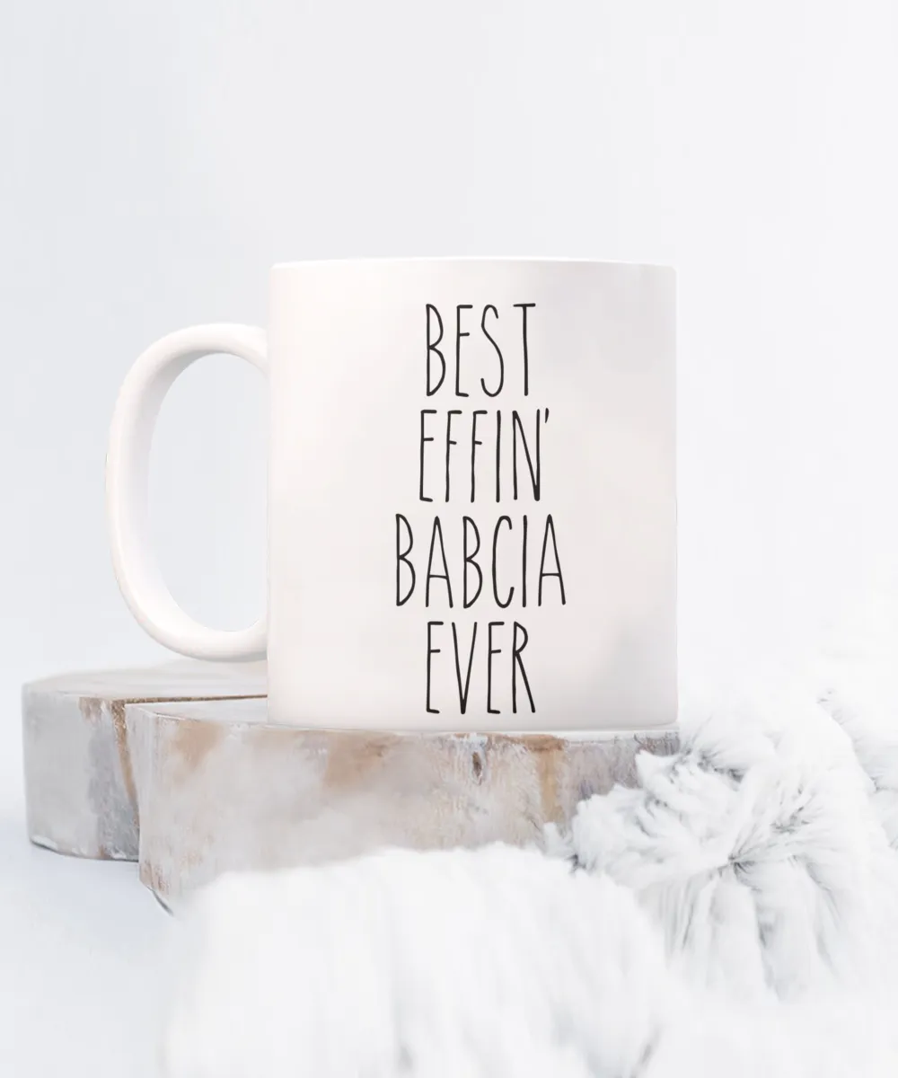 Polish Babcia Gifts, Babcia Mug, Babcia Gift, Gift From Grandkids, Best Effin Babcia Ever Coffee Cup