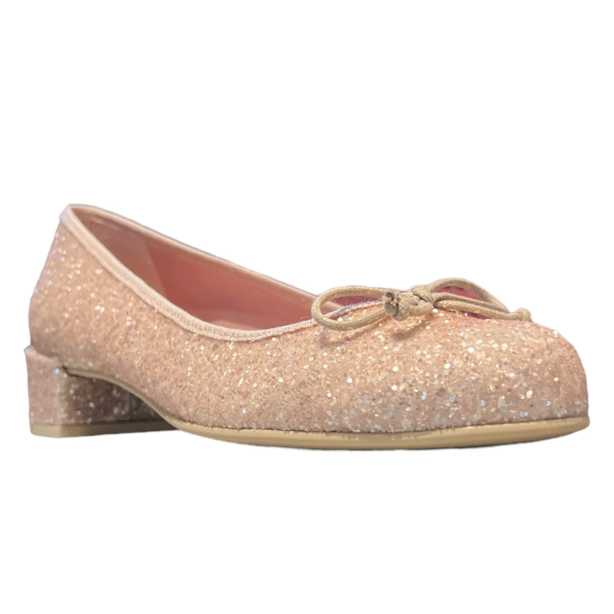 Pretty Ballerinas Womens Miriam Pink Sparkle Heels