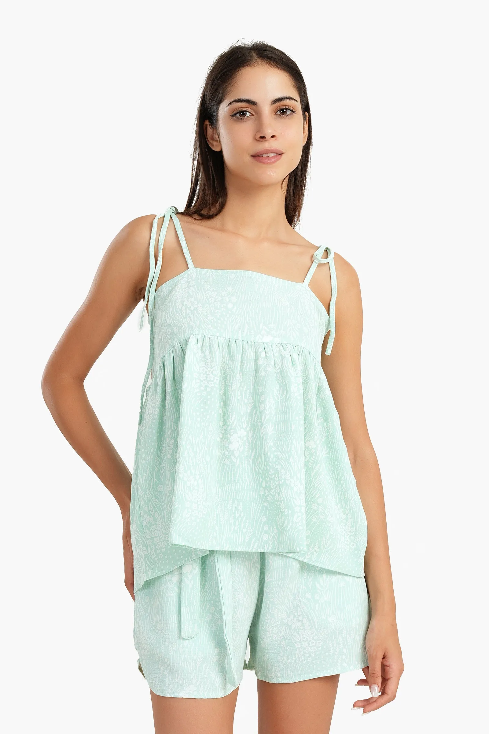 Pyjama Shorts with Pockets