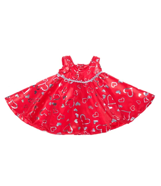 Red Silver Dress