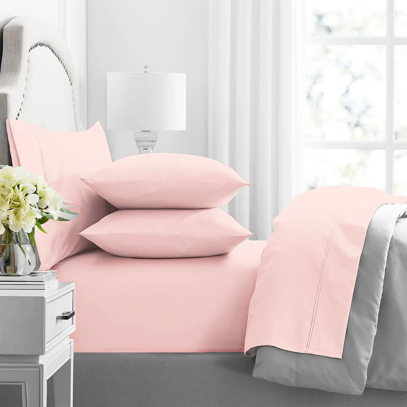 Renee Taylor Premium 1000 Thread count Egyptian Cotton sheet sets - Primrose