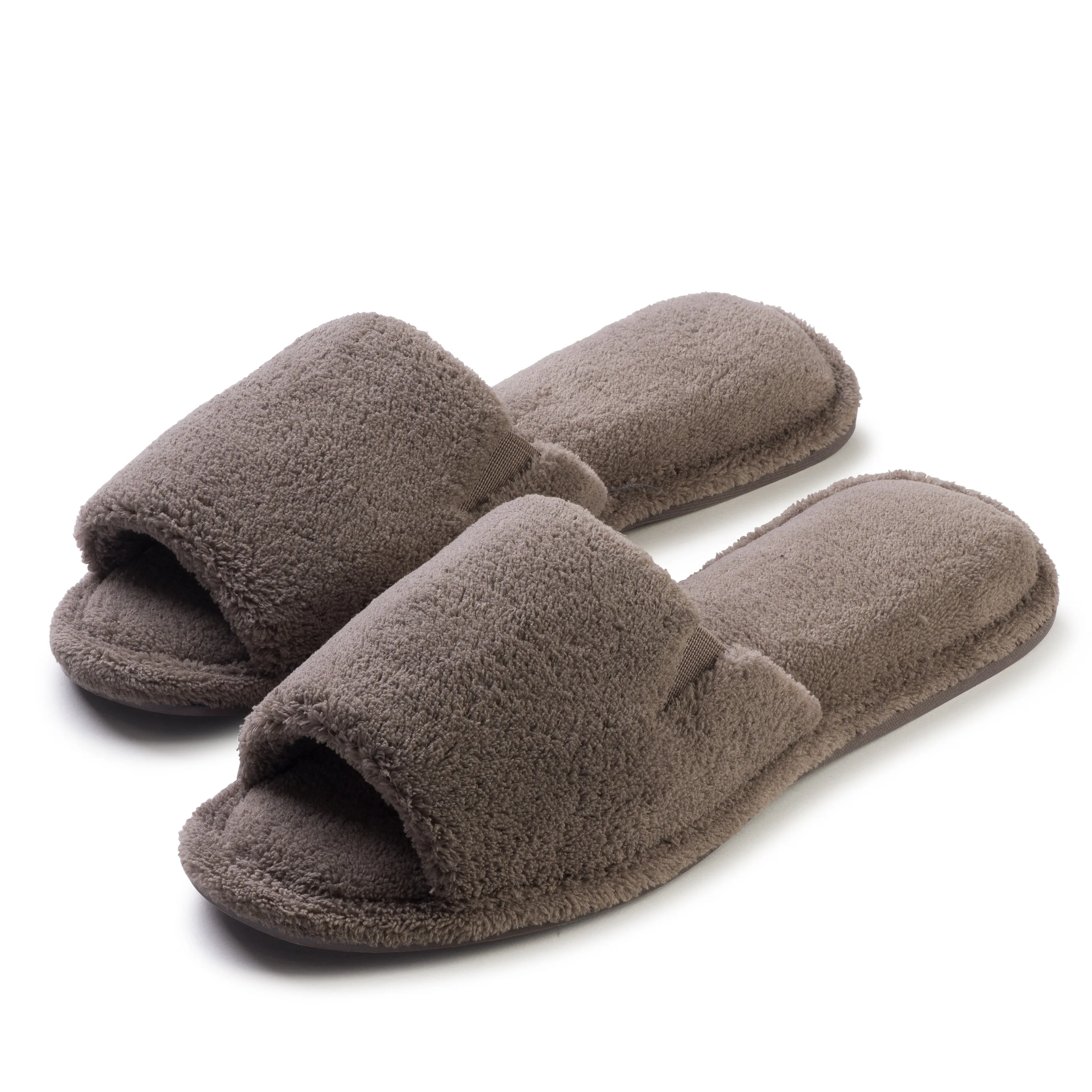 Roxoni Ultra Soft Spa Slippers for Women Cozy, Fuzzy Terry Bathroom, House and Shower Shoes