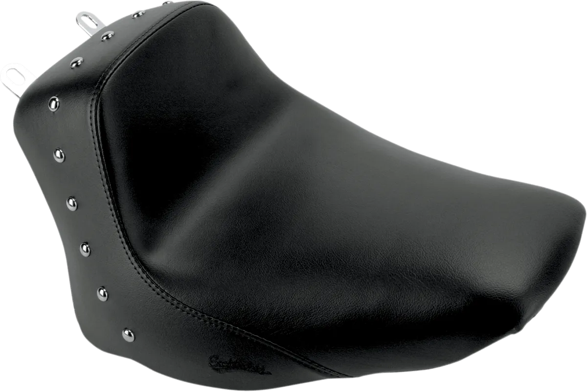 Saddlemen 806-12-0041 Renegade Heels Down Seat with Driver Backrest and without Studs