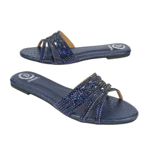 Safa Flats S231F - Navy Blue