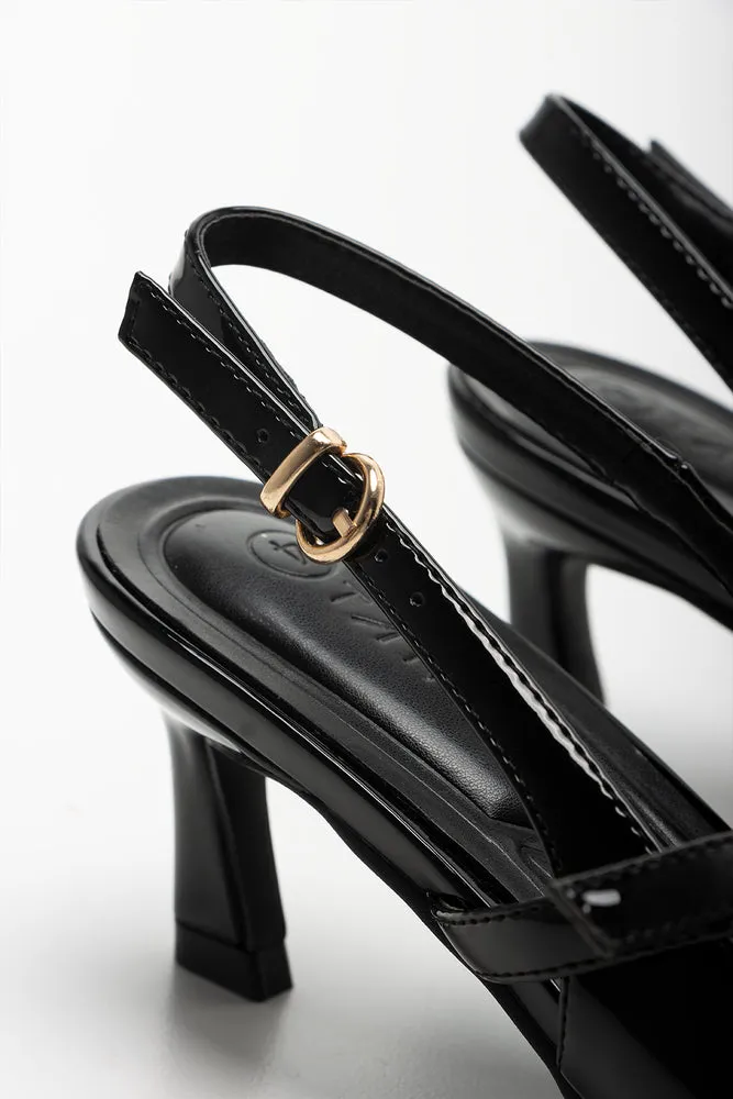 Slingback Heels Black