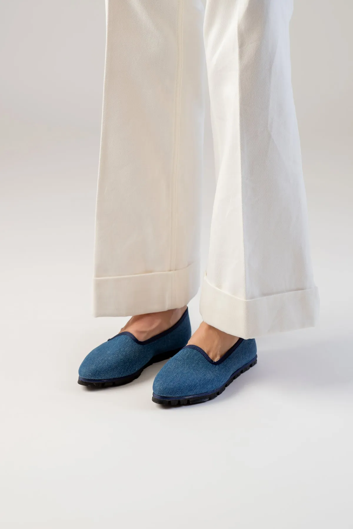 Slippers Denim Azul Plus