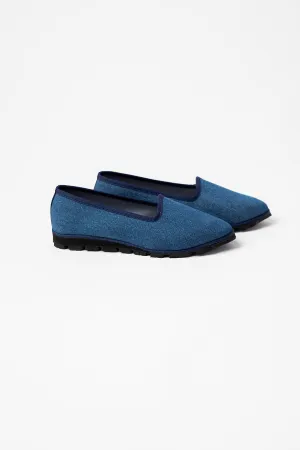 Slippers Denim Azul Plus