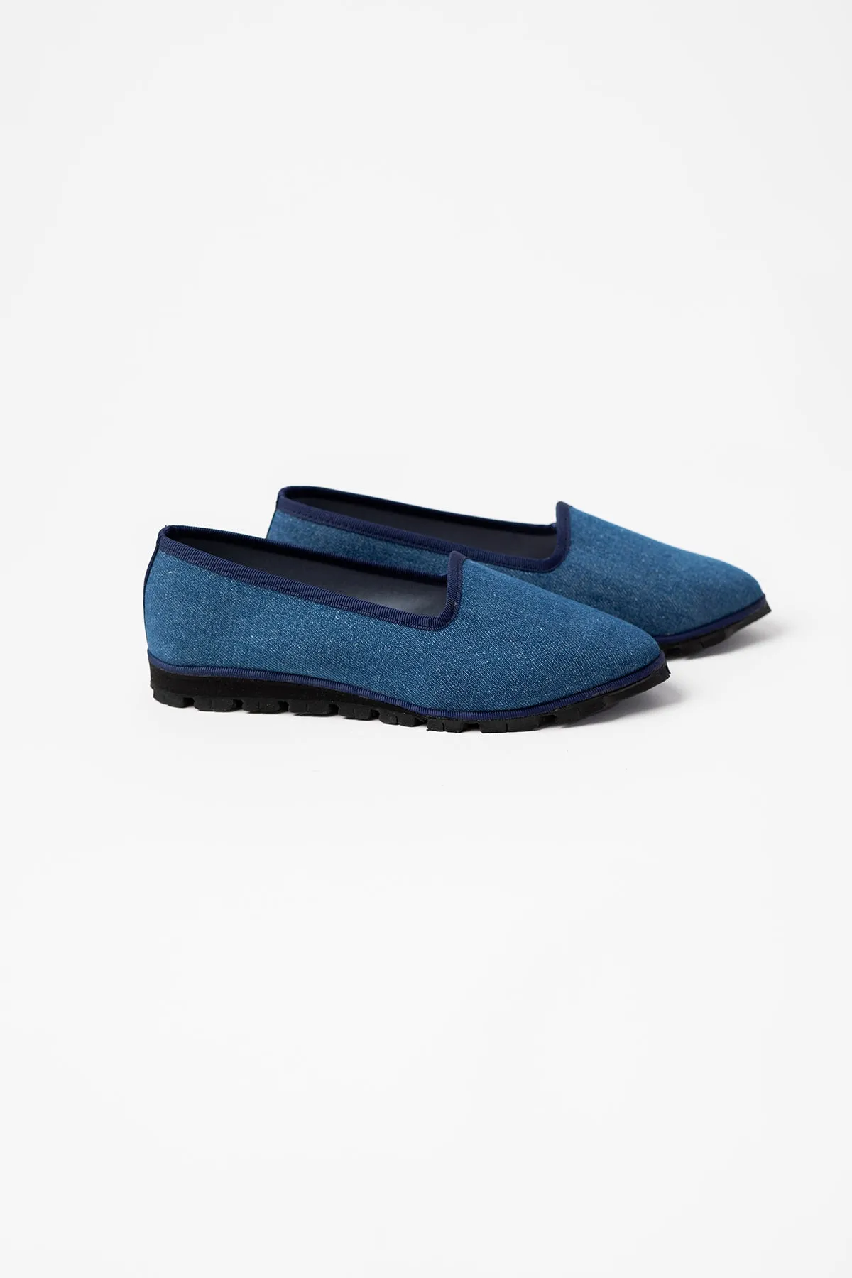 Slippers Denim Azul Plus