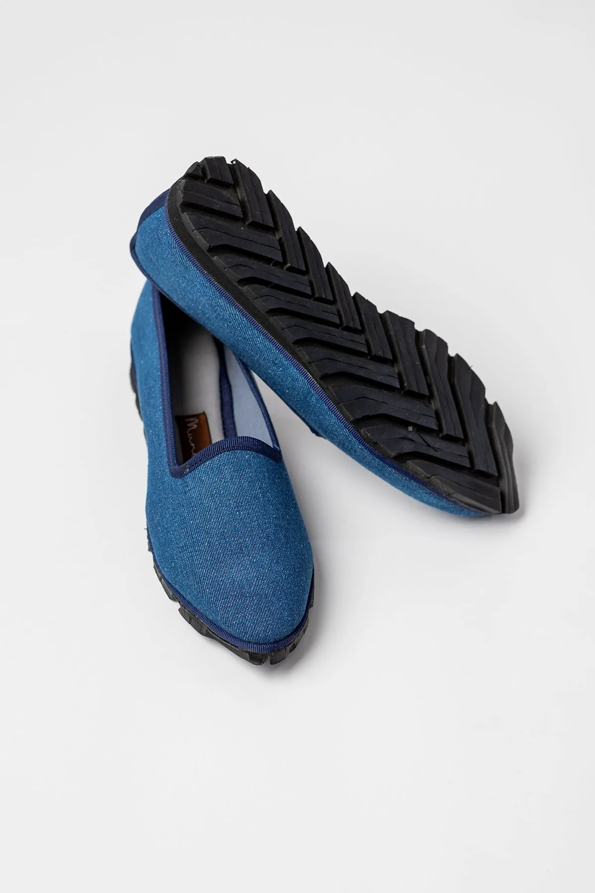 Slippers Denim Azul Plus