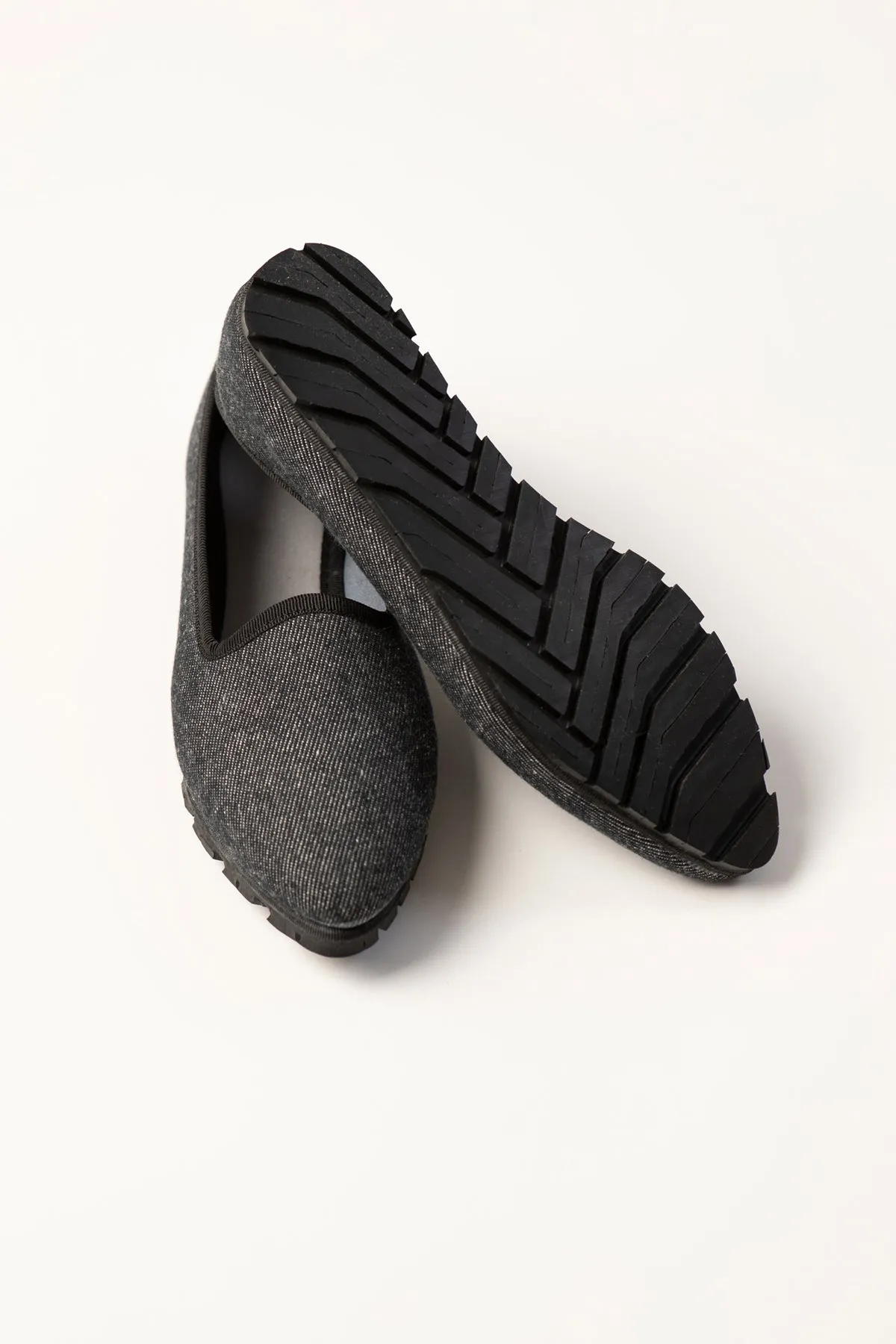 Slippers Denim Negro