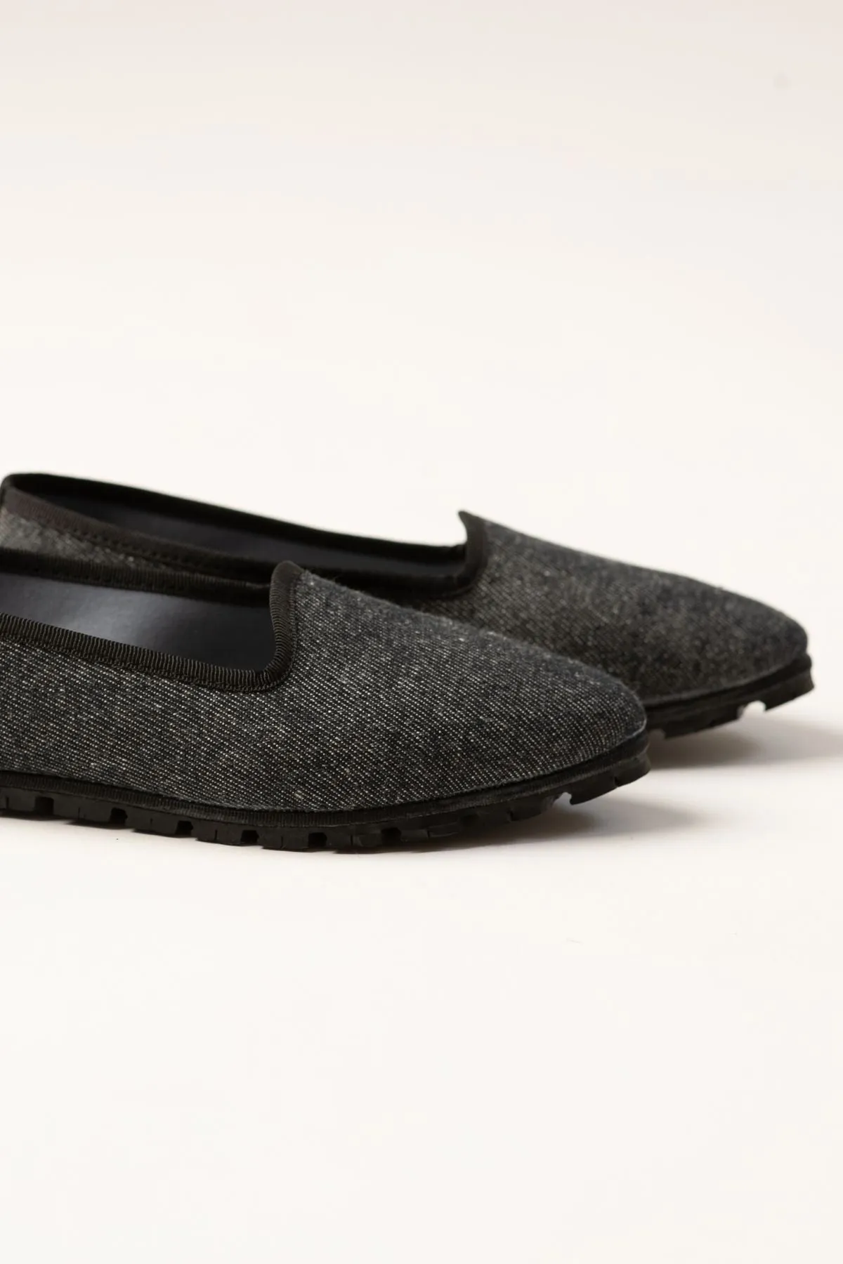 Slippers Denim Negro