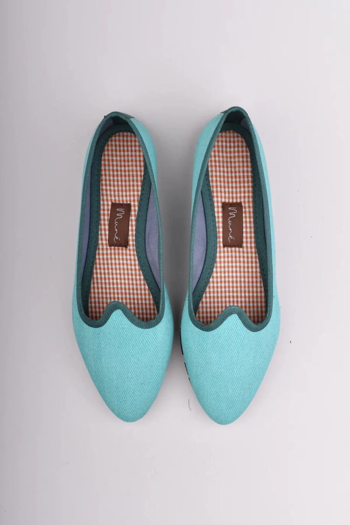 Slippers Espiga Turquesa