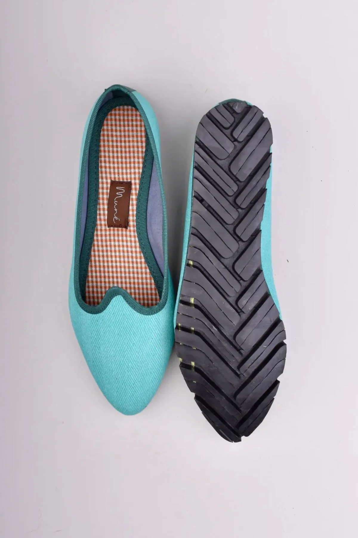 Slippers Espiga Turquesa