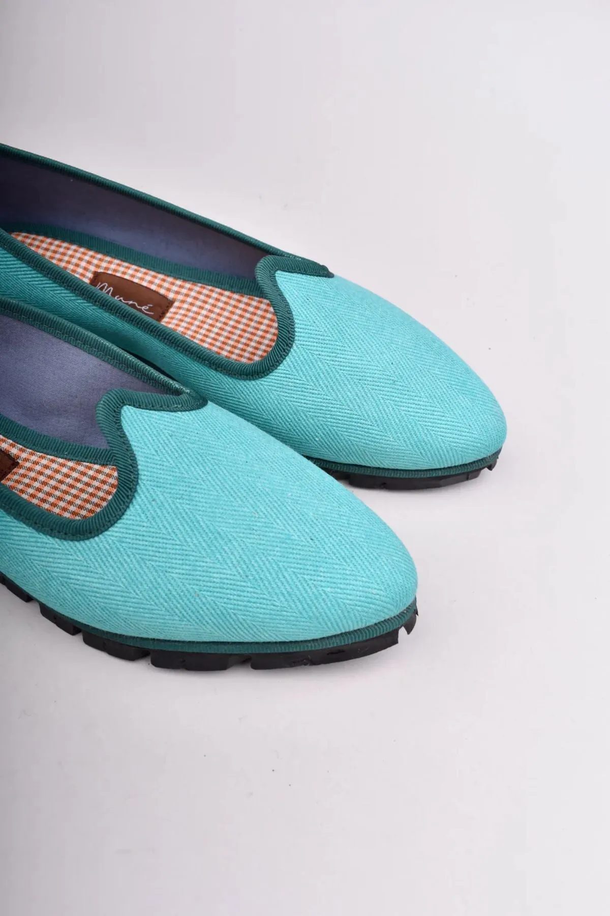 Slippers Espiga Turquesa