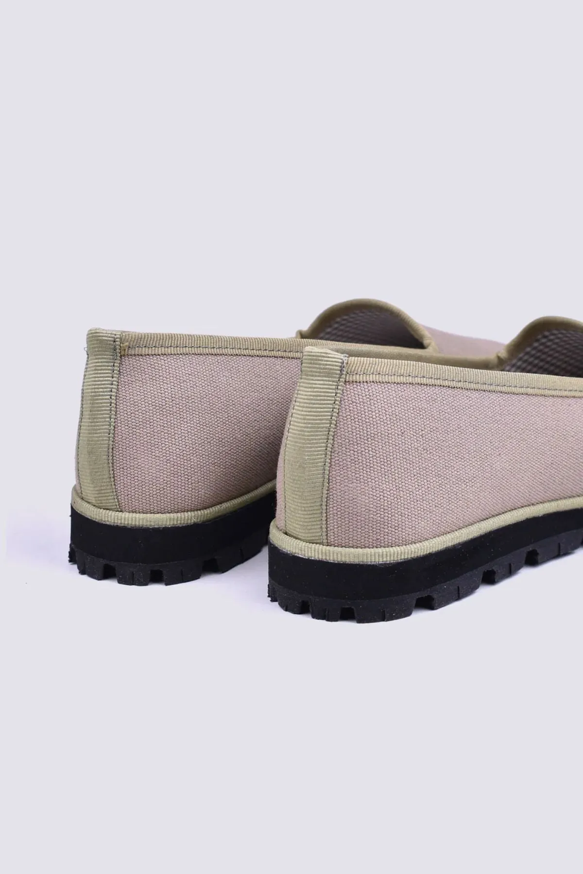 Slippers Lona Kaki Plus