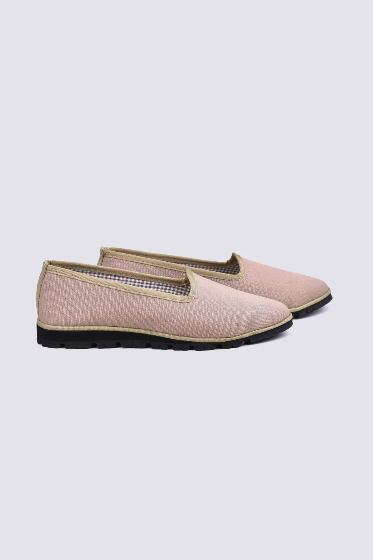 Slippers Lona Kaki Plus