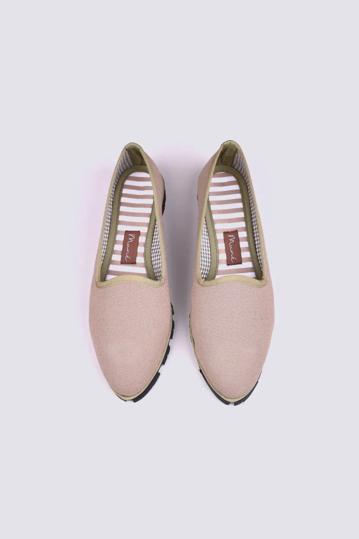 Slippers Lona Kaki Plus