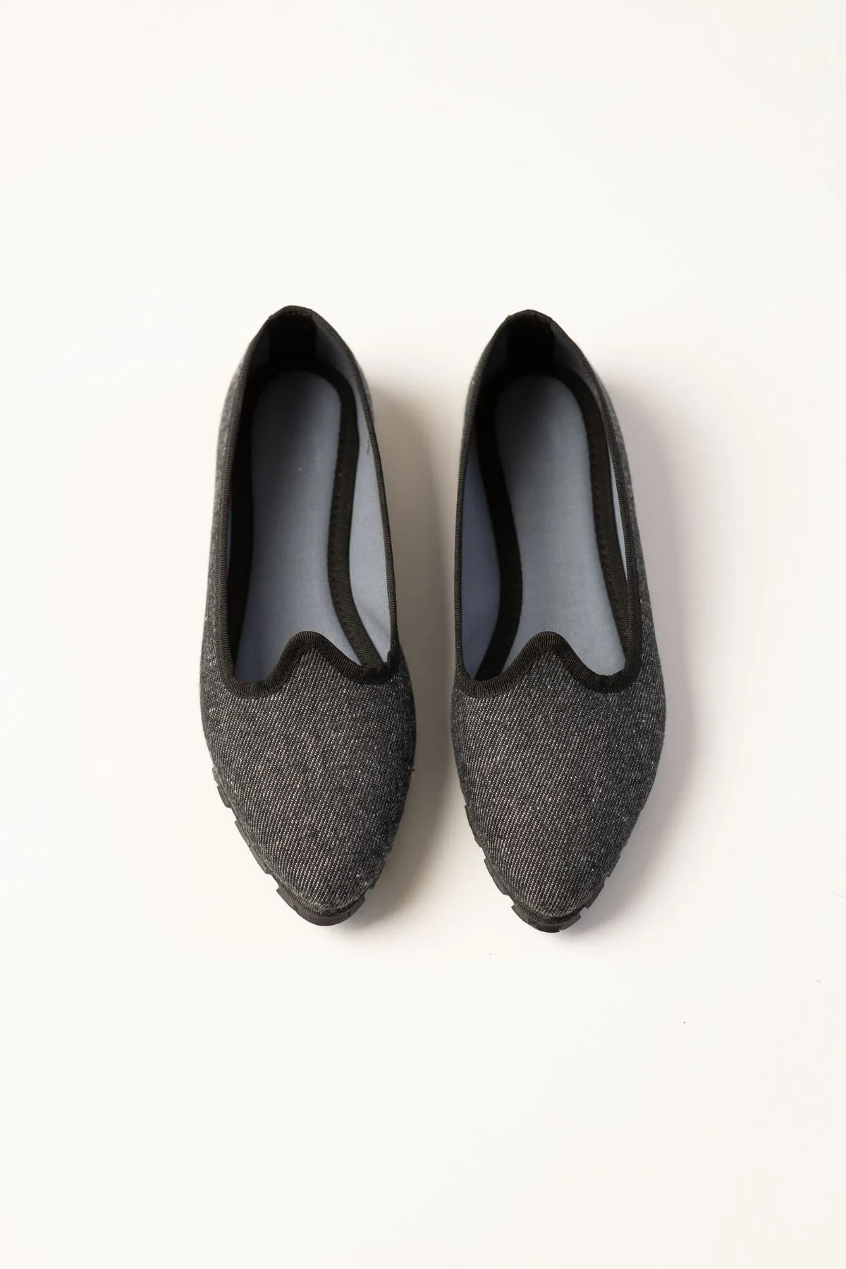 Slippers Pitti Denim Negro