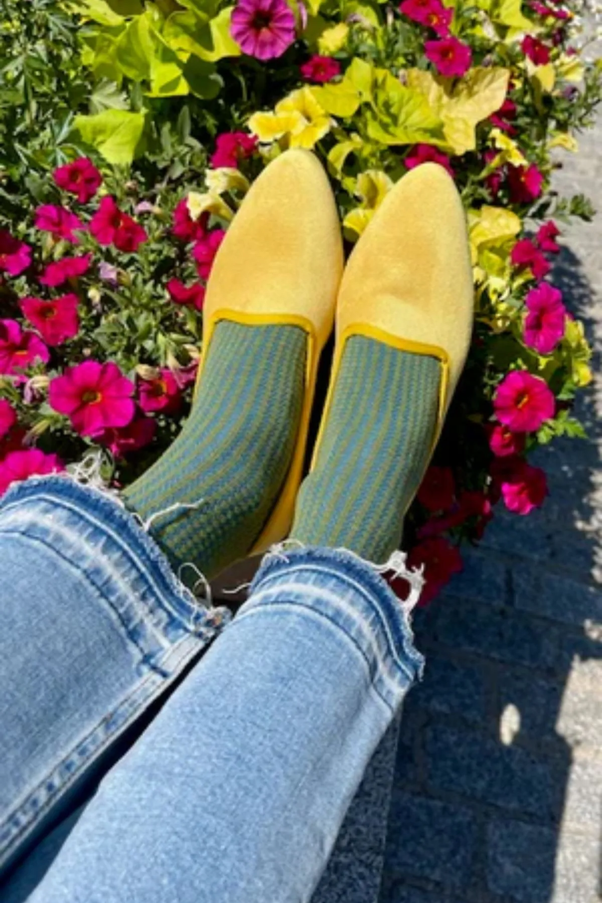 Slippers Terciopelo Amarillo Plus