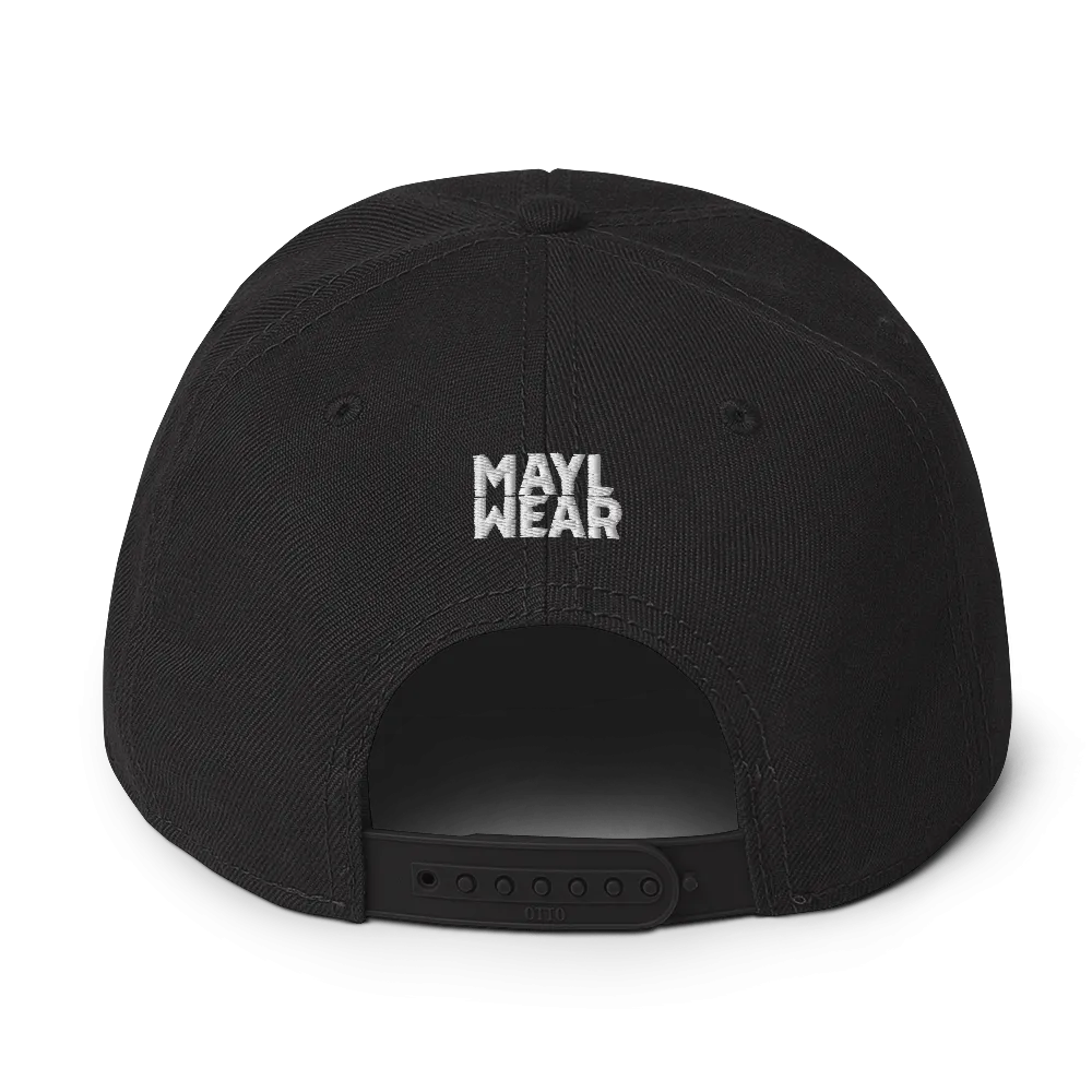 Snapback Hat - Personalized Initials Letter - Embroidered