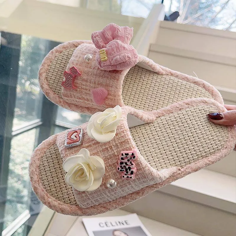 Soft  Cozy & Stylish Embroidered Slippers