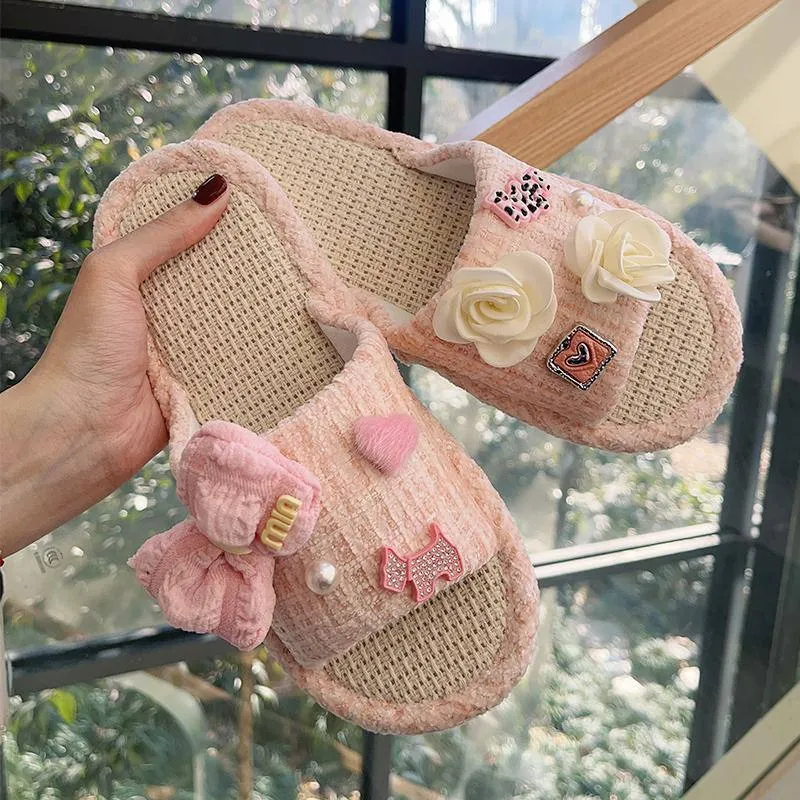Soft  Cozy & Stylish Embroidered Slippers