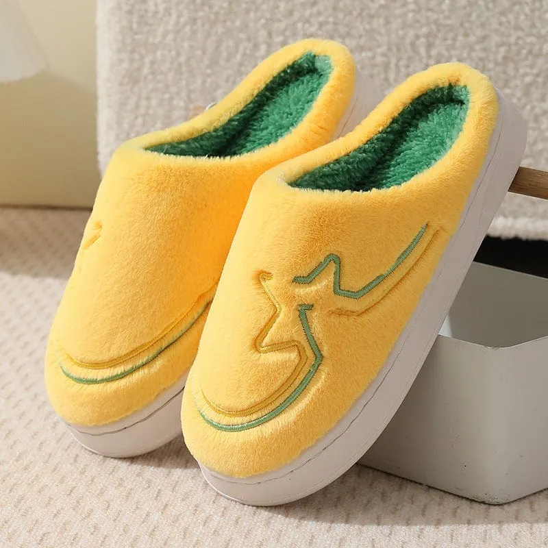 Soft Plush Cozy House Slippers