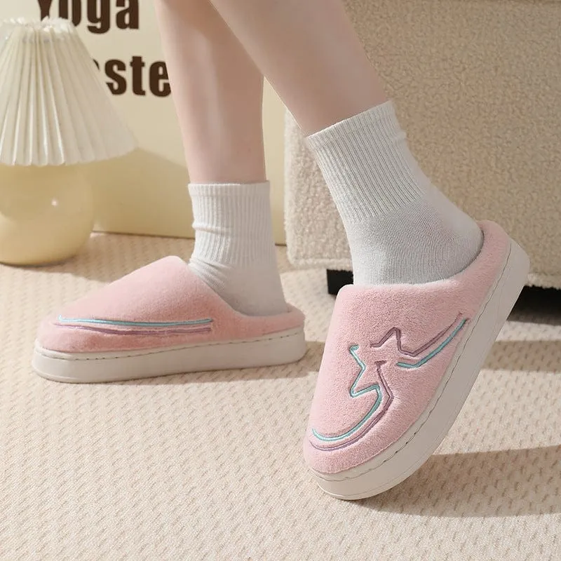 Soft Plush Cozy House Slippers