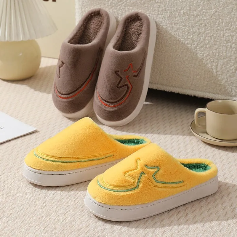 Soft Plush Cozy House Slippers