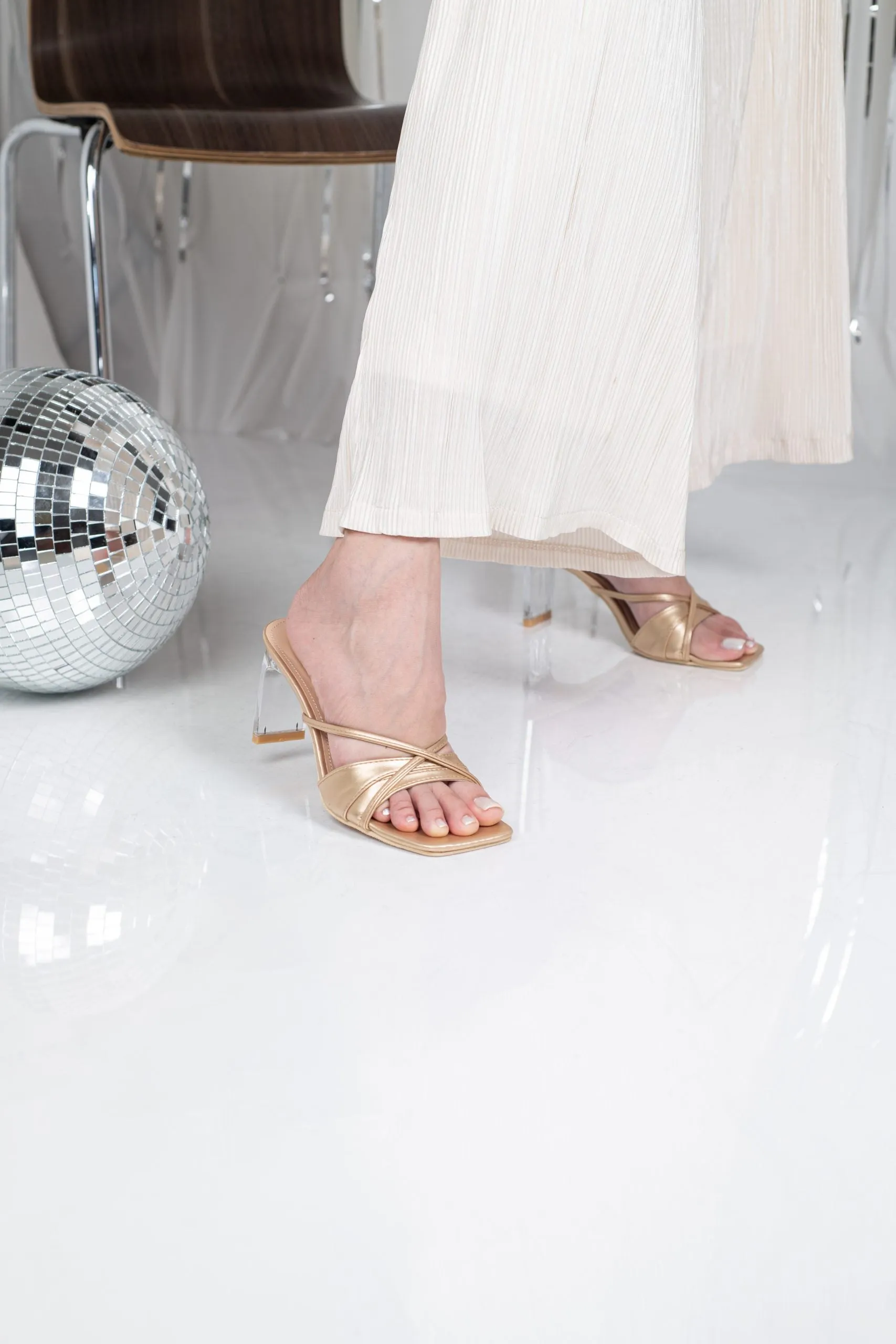 Soiree Glass Heels