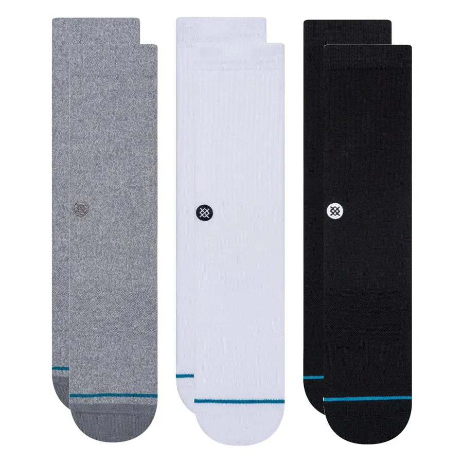 Stance - Icon 3 Pack Socks Multi