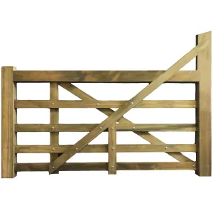 Straight Heel Clawton Planed Gate