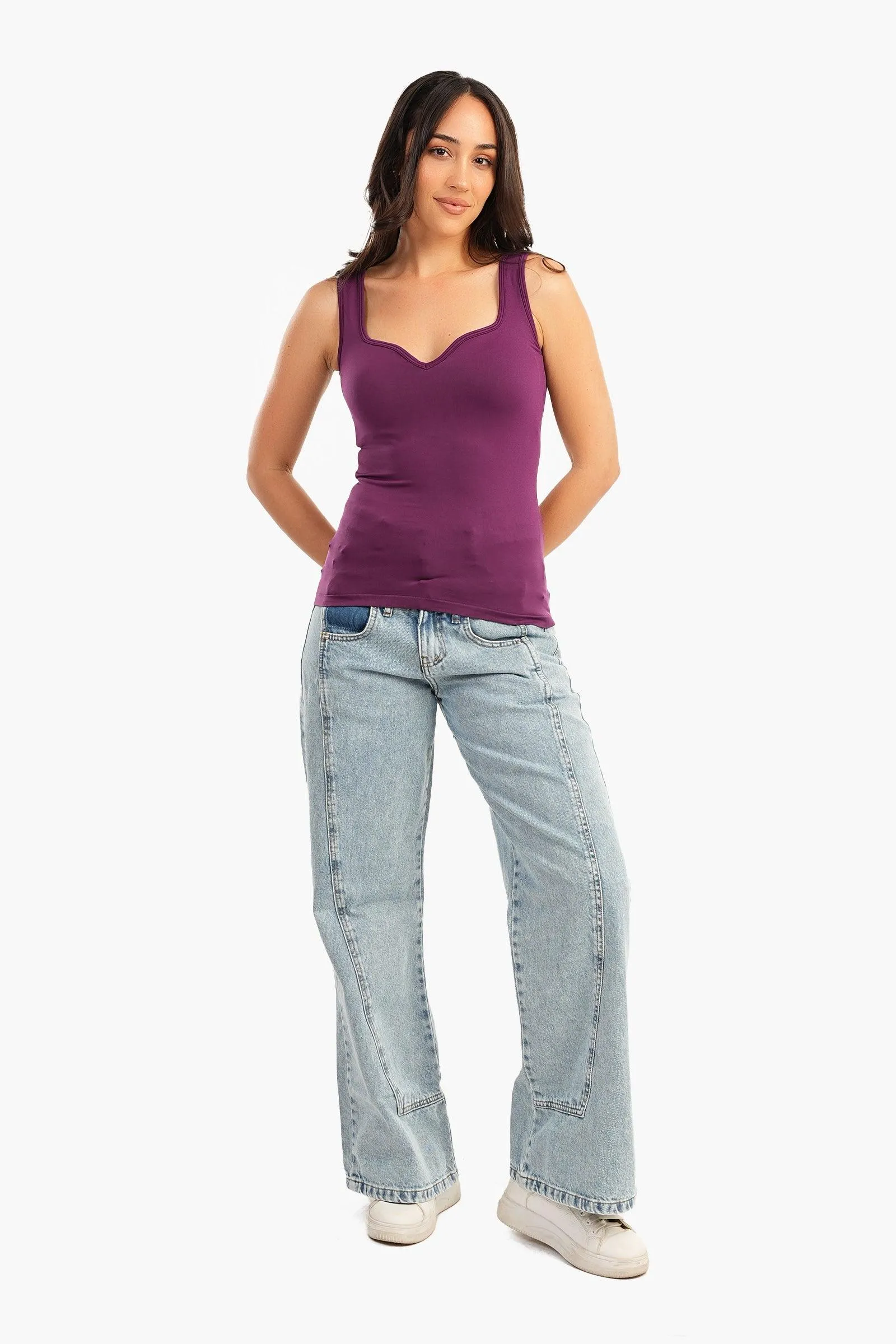 Sweetheart Neck Top