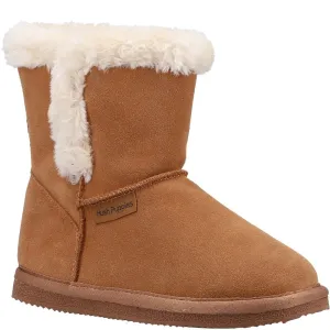 Tan Ashlynn Bootie Slipper