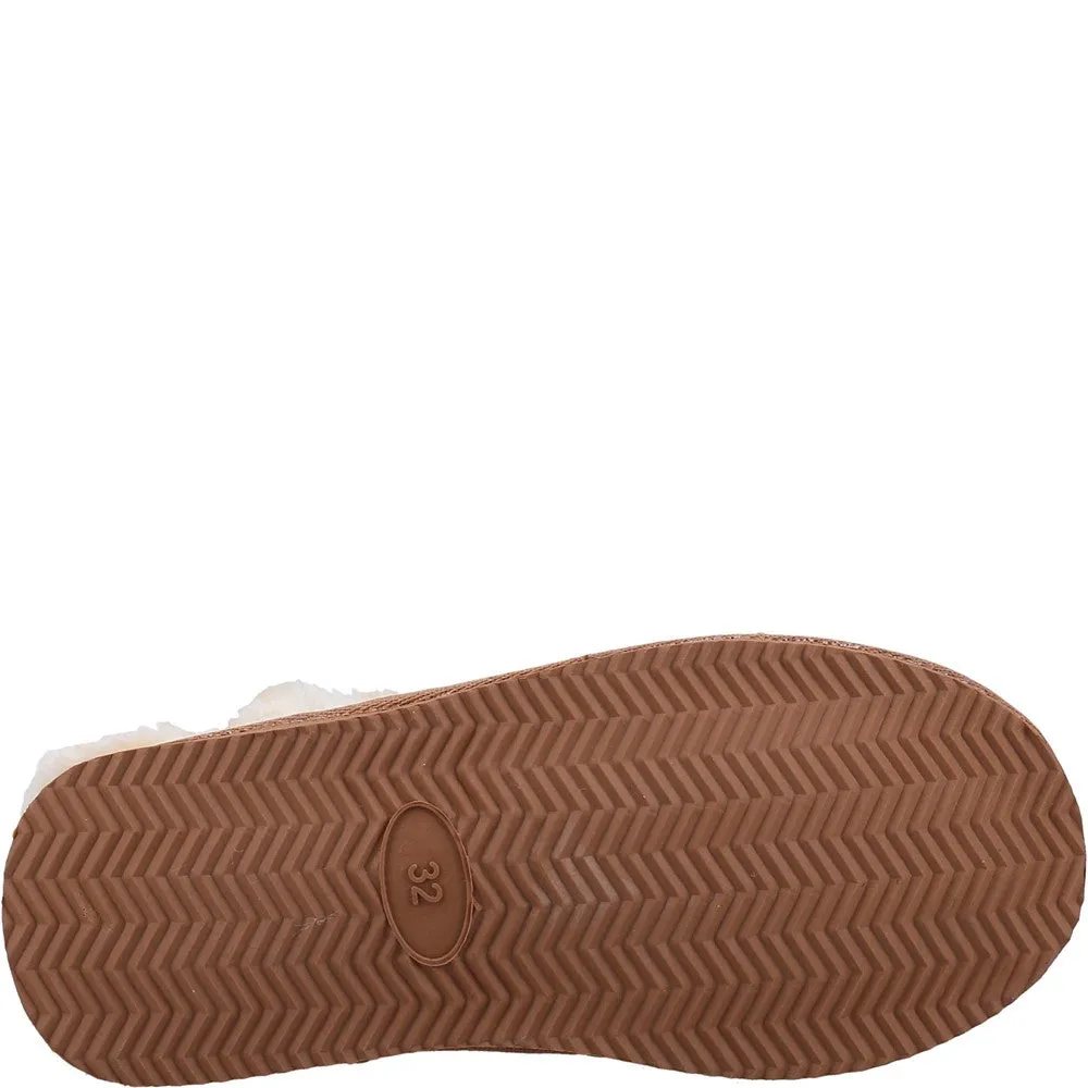 Tan Ashlynn Bootie Slipper
